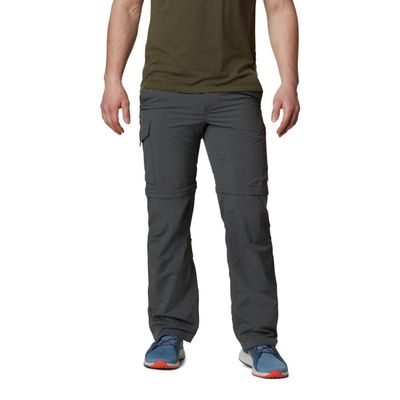 Columbia Men's Silver Ridge Convertible Pant, Breathable, UPF 50 Sun Protection, Grill, 36x34