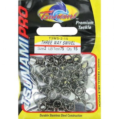 Tsunami Three Way Swivels