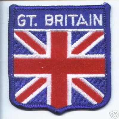1000 Flags Great Britain Union Jack Flag Embroidered Patch Badge