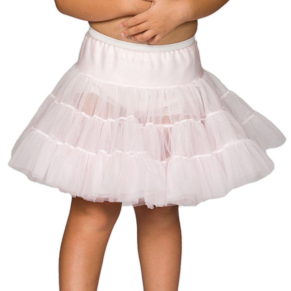 I.C. Collections Little Girls Pink Bouffant Half Slip Petticoat, 5