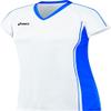 ASICS Women's Replay Jersey, White/Royal, Medium view 1