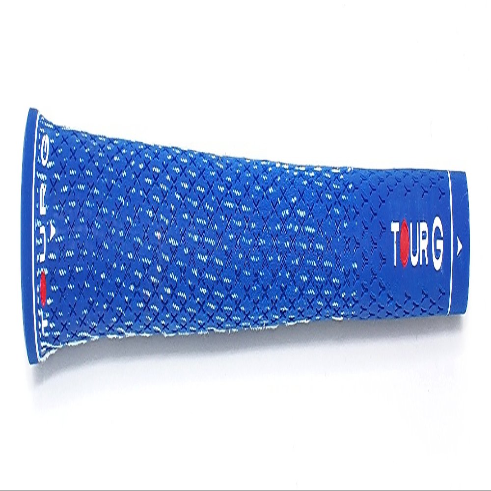 Tour G TG30C-BLB Men's Golf Grip 30 Cord, Blue, with Back Line