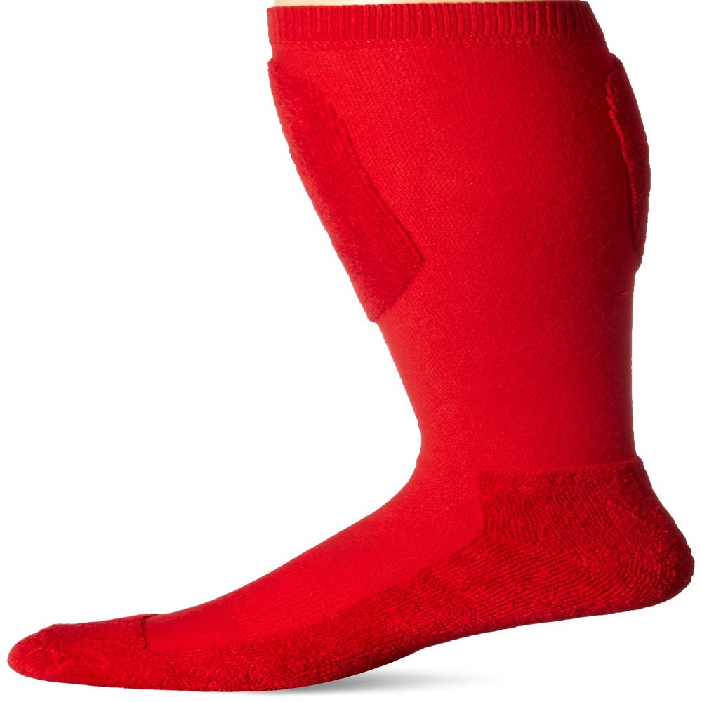 Clean Swipe Court Sock, Red, Large