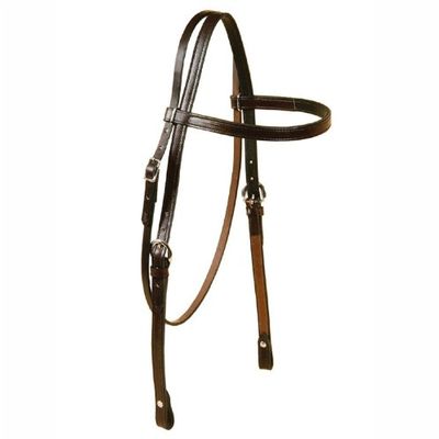 Tory Oversized BrowBand Headstall Oversize Bk/Gry
