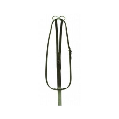 Tory Leather Flat Running Martingale - Havana, Cob