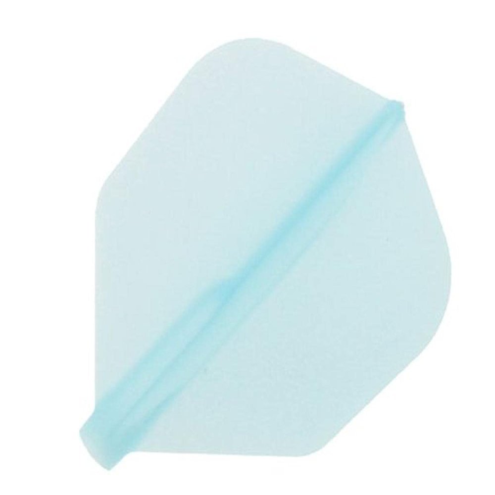 Cosmo Darts 6 Pack Fit Flight - Shape Dart Flight (Light Blue)