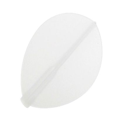 Fit Flight Cosmo Darts 6 Pack Pear Dart Flight (Natural White)