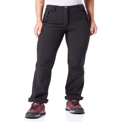 CMP Women's Trousers, Womens, Softshell Hose, Black, 20