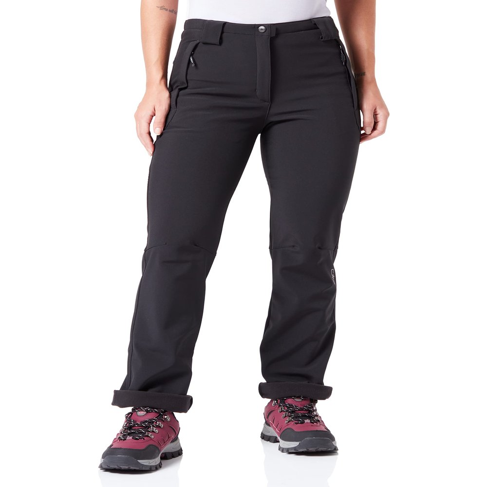 CMP Women's Trousers, Womens, Softshell Hose, Black, 20