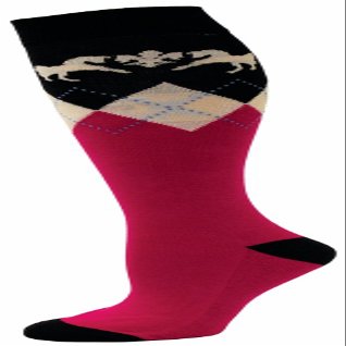 Equine Couture Hadley Socks Hot Pink/Navy, Standard Size
