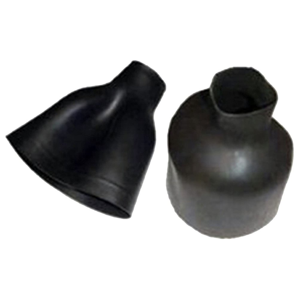 Bare Latex Wristseal - Long Bottleneck Pair, Color: Black, Size: XL (088941BLK-50XL)