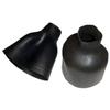 Bare Latex Wristseal - Long Bottleneck Pair, Color: Black, Size: XL (088941BLK-50XL) view 1