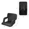 NCAA Cornell Big Red Ventura Portable Reclining Seat, Black view 3