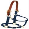 Weaver Leather Adjustable Breakaway Nylon Horse Halter, Navy, Weanling/Pony view 1