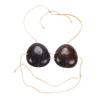 Fun Express Coconut Bra for Luau Party - Hula Costume Brown view 1