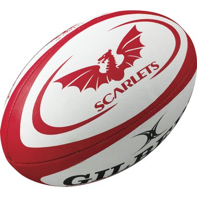 Gilbert Scarlets Official Replica Ball Size 5