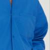 Landau Essentials Relaxed Fit 5-Pocket Snap-Front Scrub Jacket for Men 7551 Steel Grey view 4