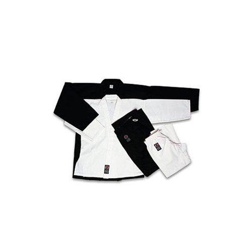 ProForce 10 oz. Elastic Drawstring Heavyweight Instructor Uniform, Black, 7