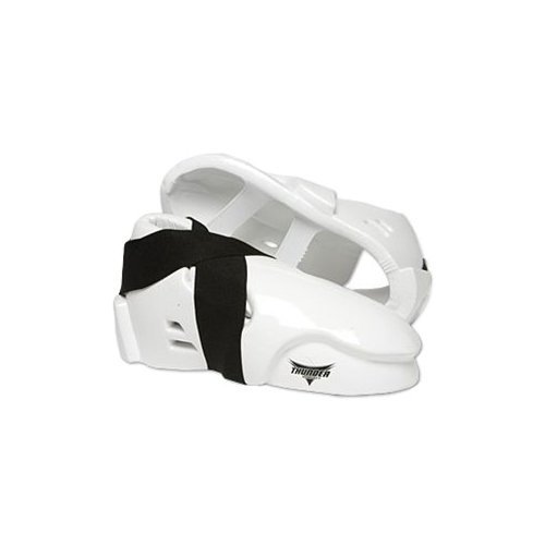 Proforce Thunder Double Layered Kicks Karate Sparring Shoes - White - Ch. Small - 1/2