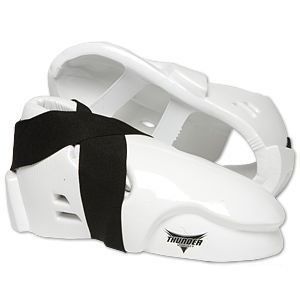 Proforce Thunder Double Layered Kicks Karate Sparring Shoes - White - Large - 9/10