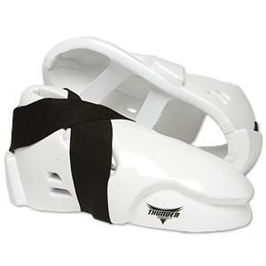 Proforce Thunder Double Layered Kicks Karate Sparring Shoes - White - Large - 9/10