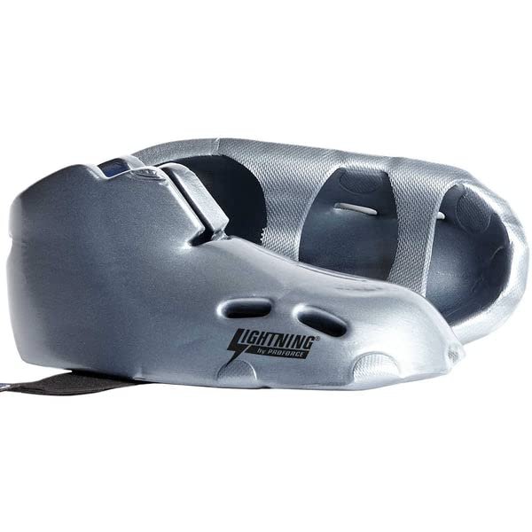 Pro Force Lightning Kicks Sparring Shoes/Footgear - Silver - Size 3-4 | Child Medium