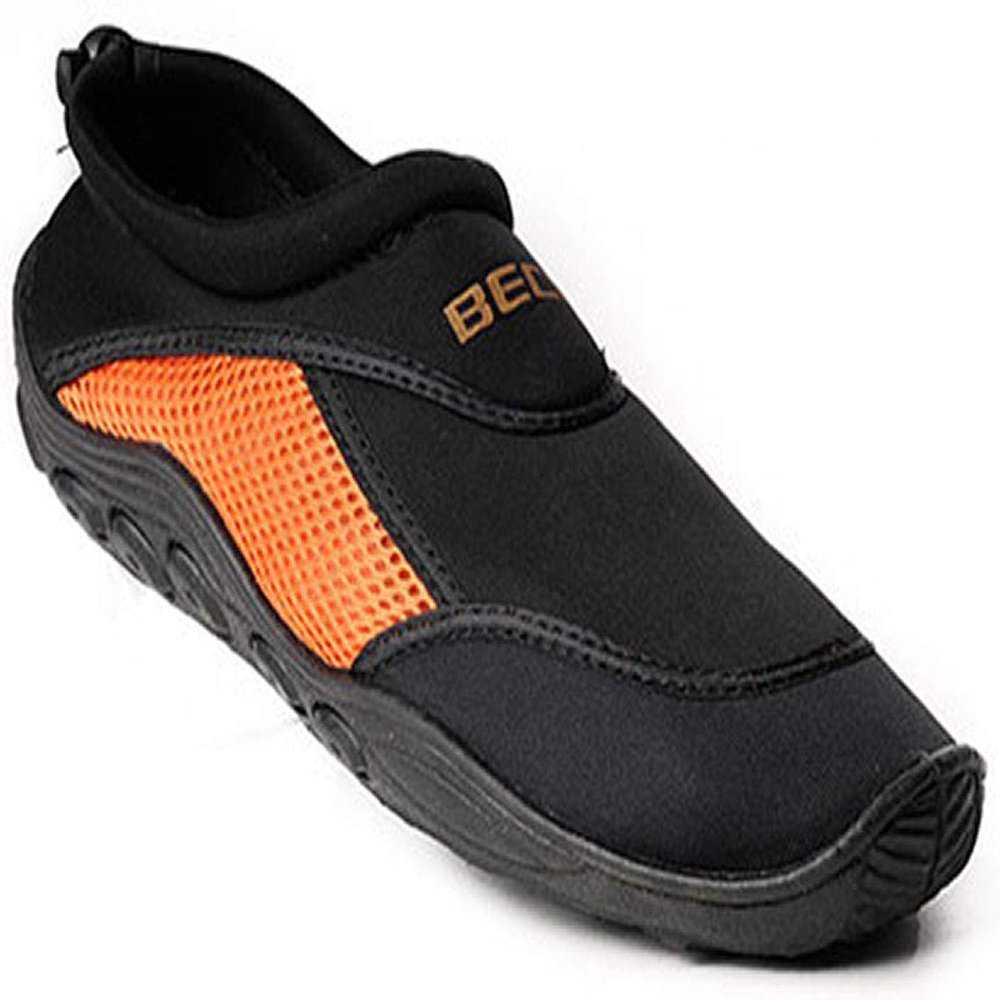 Beco Women's Bathing Tideland Beach Aqua Surfing Shoes, Orange Black, EUR 38