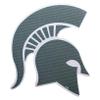 Football Fanatics Michigan State Spartans 12" Perforated Auto Window Film Glass Decal University view 1