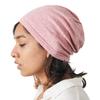 CHARM Organic Cotton Beanie for Women - Cotton Knit Beanie for Men Made in Japan Anti Static Winter Summer Chemo Hat Red L view 1