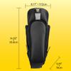 Topeak MondoPack Saddle Bag with QuickClick F25 Mount  Compact Under-Seat Storage for Small Frames, Dual Side Access, 1200D Polyester, Reflective Safety Features for Road, Gravel & MTB view 2