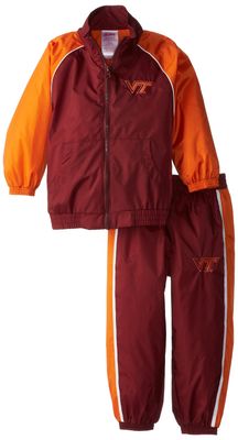 NCAA Infant/Toddler Boys' Virginia Tech Hokies Windsuit (Red, 2T)
