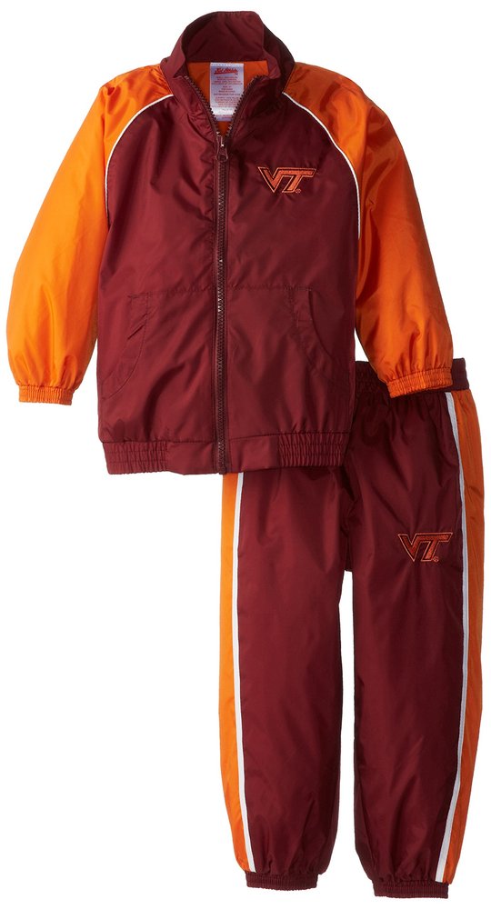 NCAA Infant/Toddler Boys' Virginia Tech Hokies Windsuit (Red, 2T)