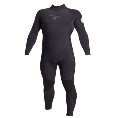 RIP CURL Men's E-Bomb Back Zip 3/2 Wetsuit (Black, Medium)