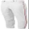 Mizuno Youth Select Piped Pant - White-Red White Red / S Youth view 1