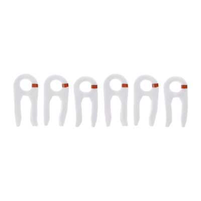 HME Big Dipper Scent Wicks (Pack of 6) | Easy-to-Dip Versatile Scent Wicks with Highly Reflective Orange Bands in Resealable Storage Bag