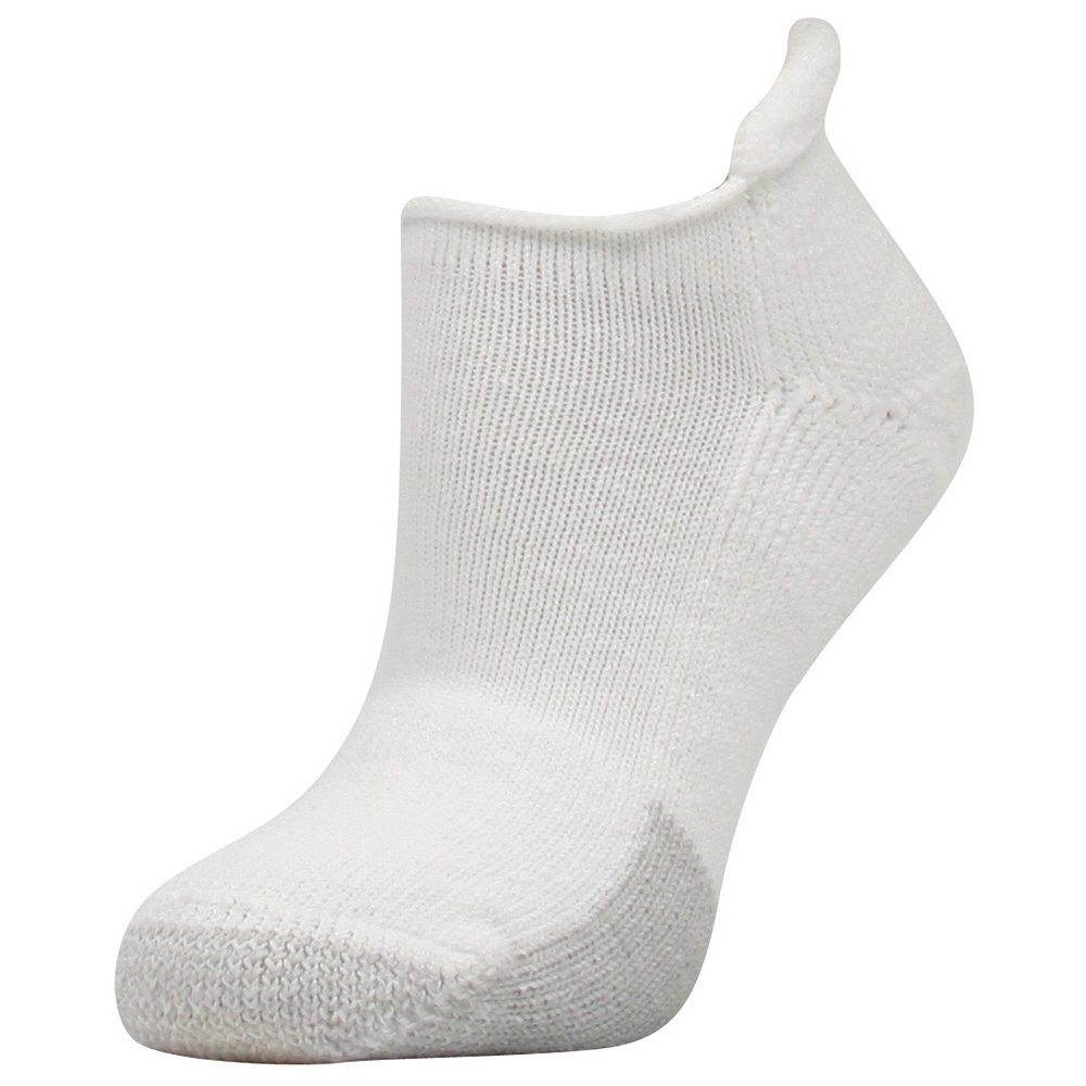 Thorlos Womens Max Cushion Rolltop Tennis Sock, White, Large US