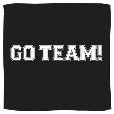 Party Favor Rally Towel, School Spirit Black Velvet