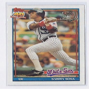 1991 Topps Desert Shield #414 Sammy Sosa Baseball Card