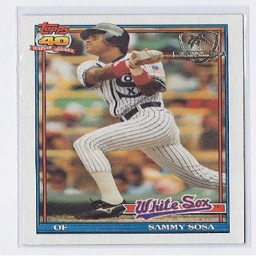 1991 Topps Desert Shield #414 Sammy Sosa Baseball Card