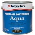 Interlux YBA579/1 Fiberglass Bottomkote Aqua Antifouling Paint - Black, Gallon