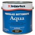 Interlux YBA579/1 Fiberglass Bottomkote Aqua Antifouling Paint - Black, Gallon