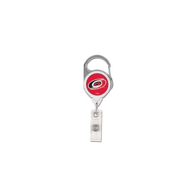 NHL Carolina Hurricanes Retractable 2S Prem Badge Holders, Black