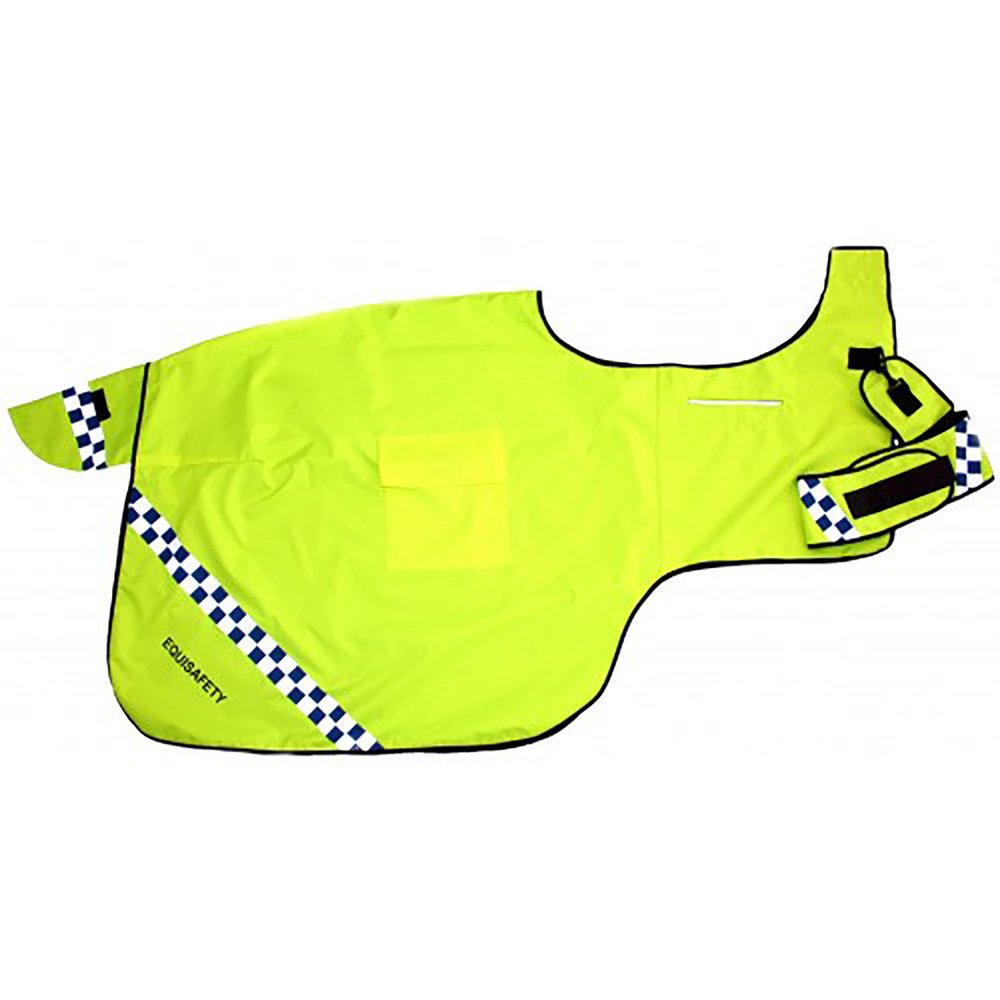 Equisafety Men's Polite Waterproof Hi-Vis Quilted Wraparound Rug Equestrian Accessories, COB