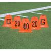 Flag Football Sideline Markers with Wind Resistant Shape view 1