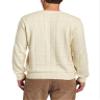 Arrow Men's 7GG Basic Windowpane Sweater, Antique White, Small view 2