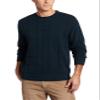 Arrow Men's 7GG Basic Windowpane Sweater, Denim Teal, 2X-Large view 1