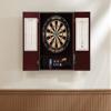 Viper Metropolitan Solid Wood Sisal/Bristle Steel Tip Dartboard Cabinet: Cabinet Only (No Dartboard), Mahogany Finish view 2