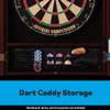 Viper Metropolitan Solid Wood Sisal/Bristle Steel Tip Dartboard Cabinet: Cabinet Only (No Dartboard), Mahogany Finish view 4