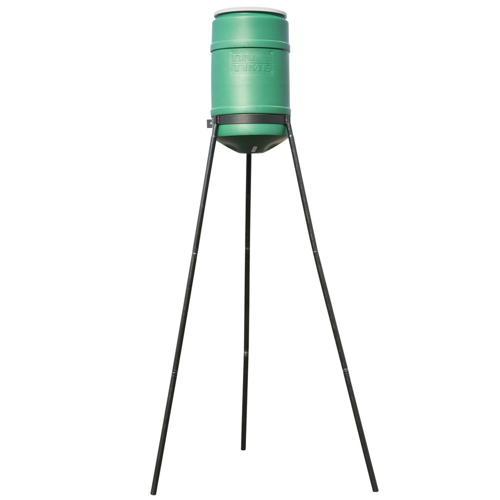 On Time Wildlife Feeders Tripod Only, 200 Lb, Green, 22112