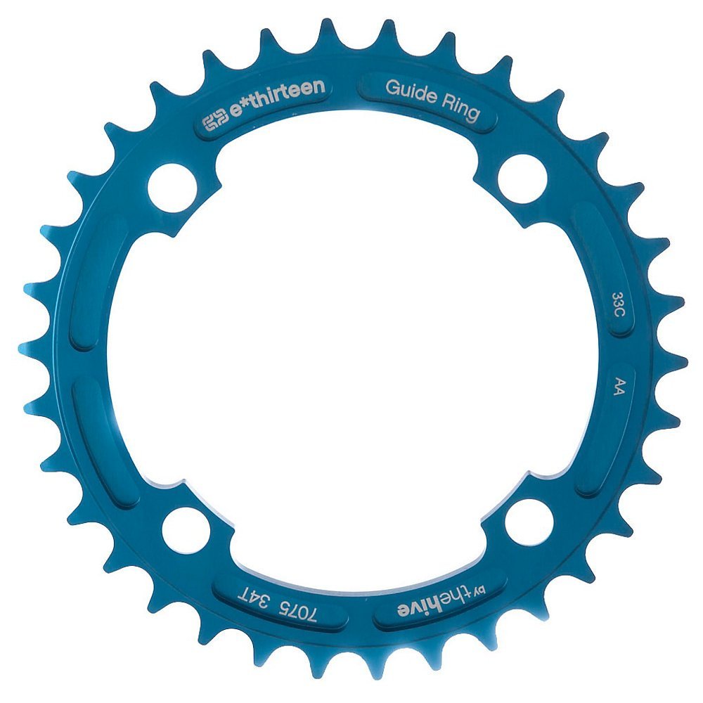 e thirteen by the hive 38T Guidering, 7075-T6, Blue Ano